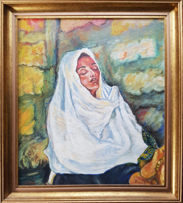 Beőthy Élő Hajnalka - Meditáló nő